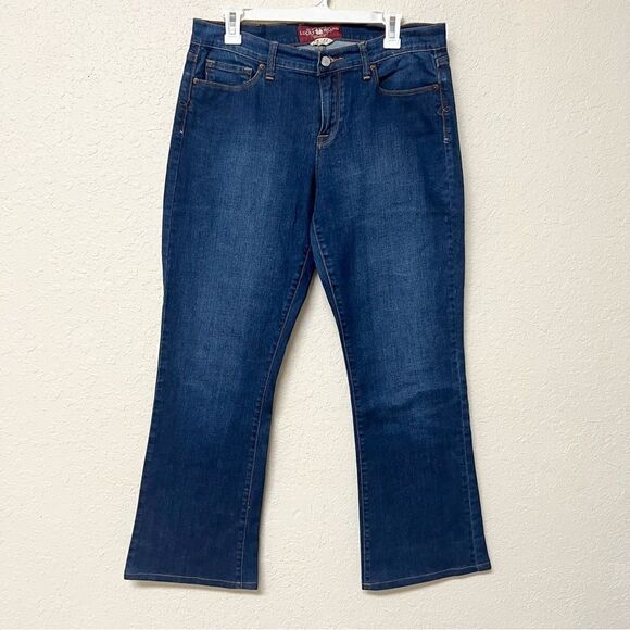Lucky Brand Sophia Boot Cut Blue Denim Jeans Size 14/32 Regular - Picture 1 of 5